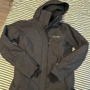 Columbia Charcoal Hooded Jacket